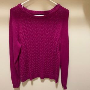 dark pink almost purple sweater